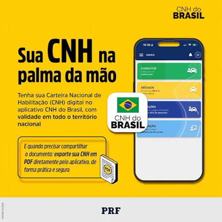 Instruções CNH Digital Gov.br